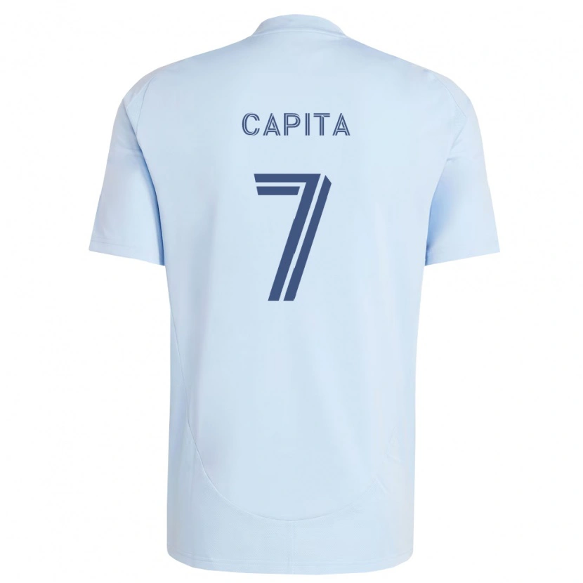 DanxenレディースCapita#7薄青薄灰色ホームシャツ2026/27ジャージーユニフォーム