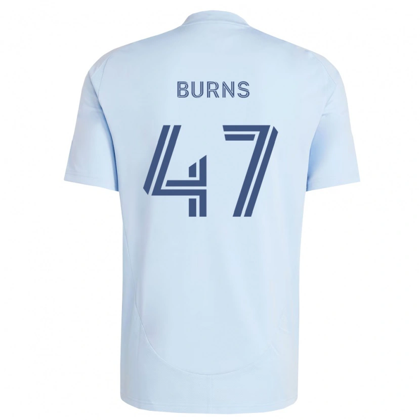 DanxenレディースTrevor Burns#47薄青薄灰色ホームシャツ2026/27ジャージーユニフォーム