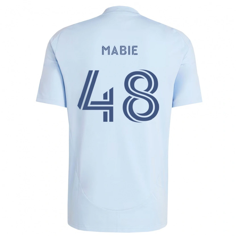 DanxenレディースBlaine Mabie#48薄青薄灰色ホームシャツ2026/27ジャージーユニフォーム