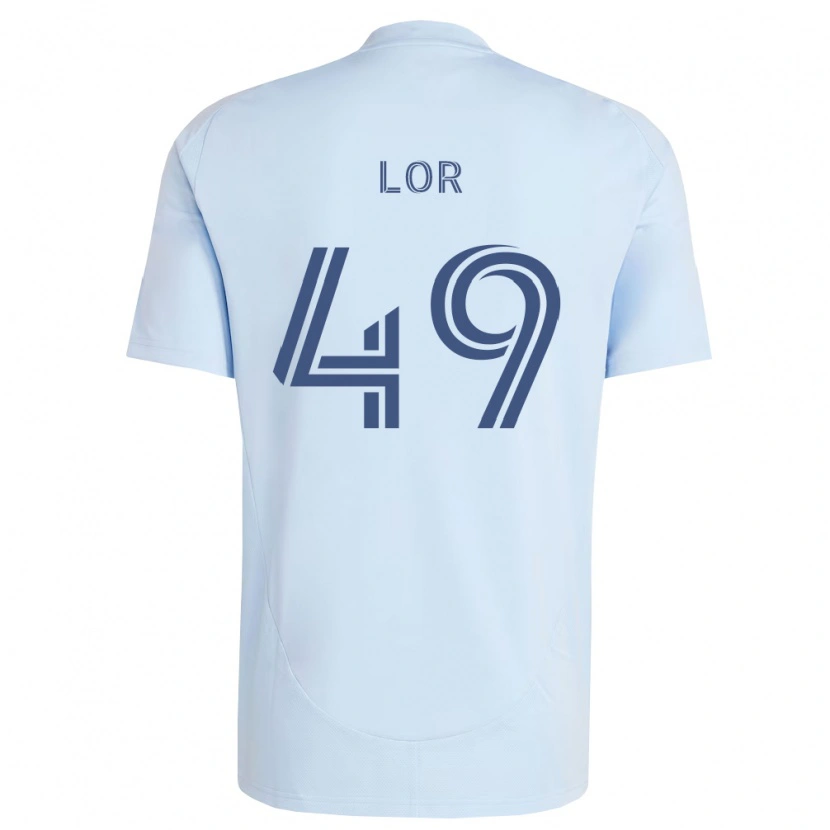 DanxenレディースTroy Lor#49薄青薄灰色ホームシャツ2026/27ジャージーユニフォーム