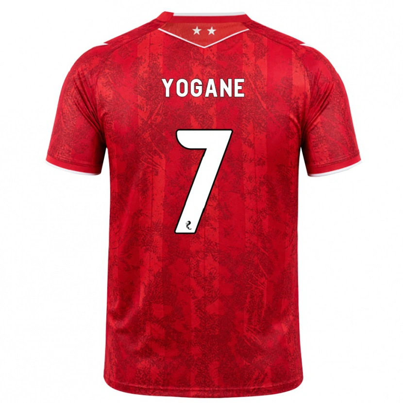 DanxenレディースTony Yogane#7赤 白ホームシャツ2026/27ジャージーユニフォーム