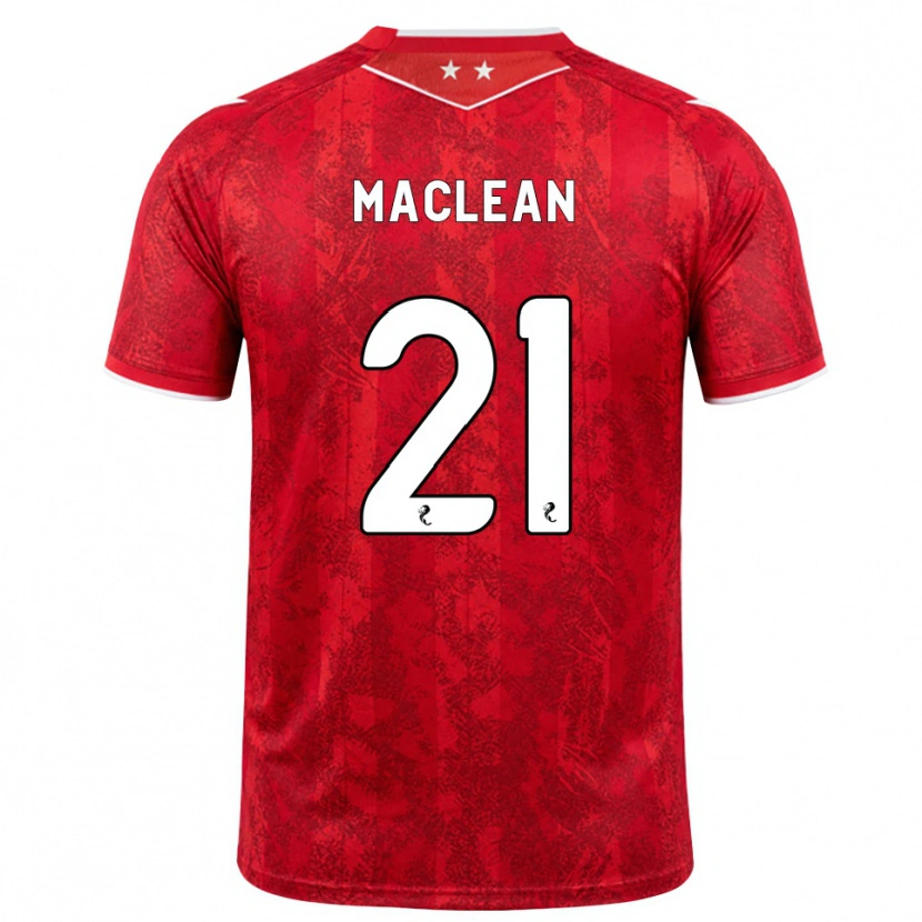 DanxenレディースMiriam Maclean#21赤 白ホームシャツ2026/27ジャージーユニフォーム