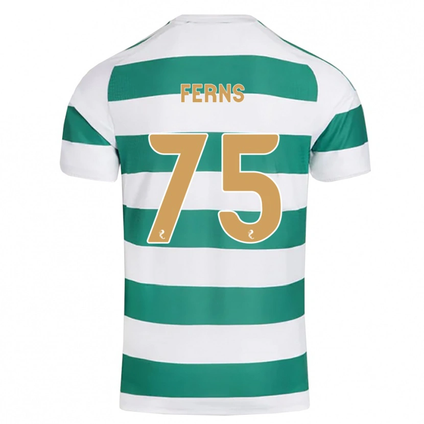 DanxenレディースRonan Ferns#75ダークシアン 白ホームシャツ2026/27ジャージーユニフォーム