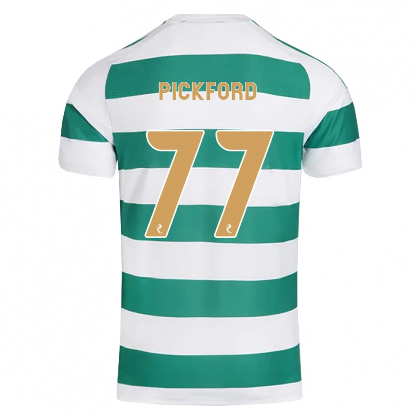 DanxenレディースTom Pickford#77ダークシアン 白ホームシャツ2026/27ジャージーユニフォーム