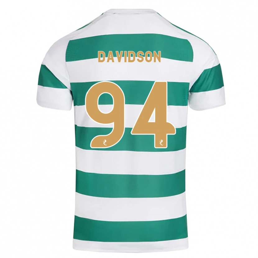 Danxenレディースブルーノ・デイビッドソン#94ダークシアン 白ホームシャツ2026/27ジャージーユニフォーム