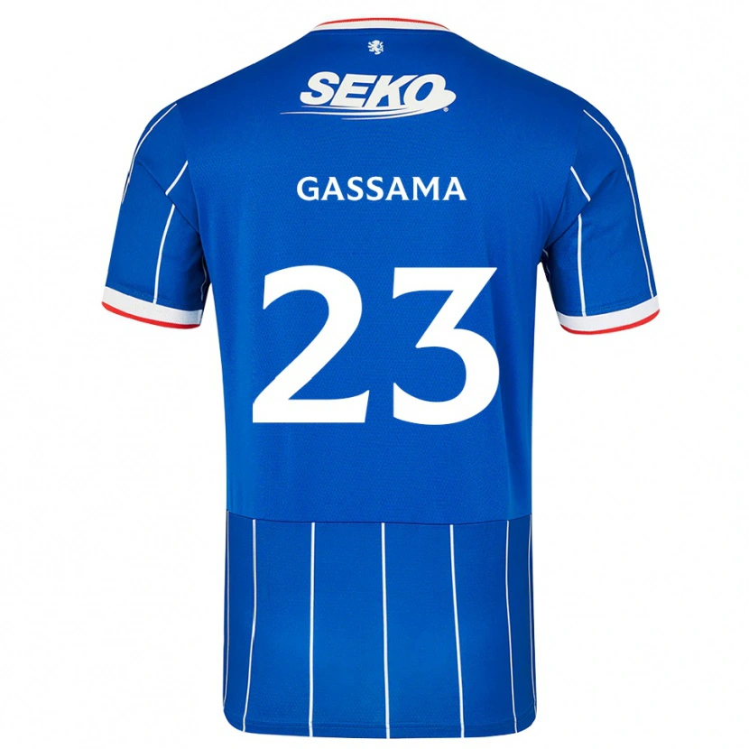 Danxenレディースジェディ・ガサマ#23赤 青 白ホームシャツ2026/27ジャージーユニフォーム