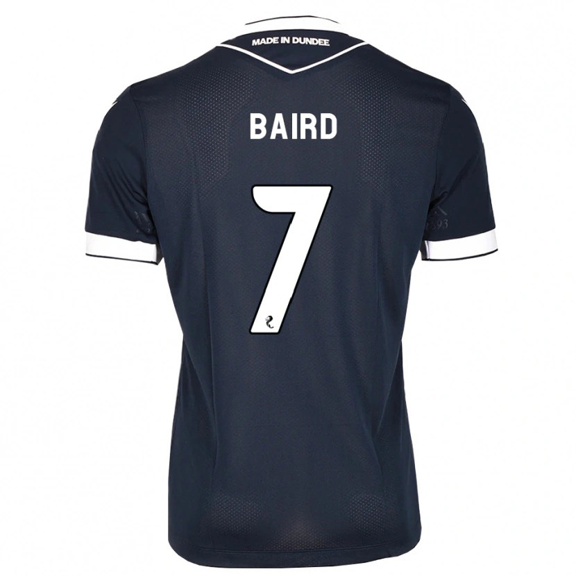DanxenレディースWallace Baird#7ミッドナイトブルー白ホームシャツ2026/27ジャージーユニフォーム