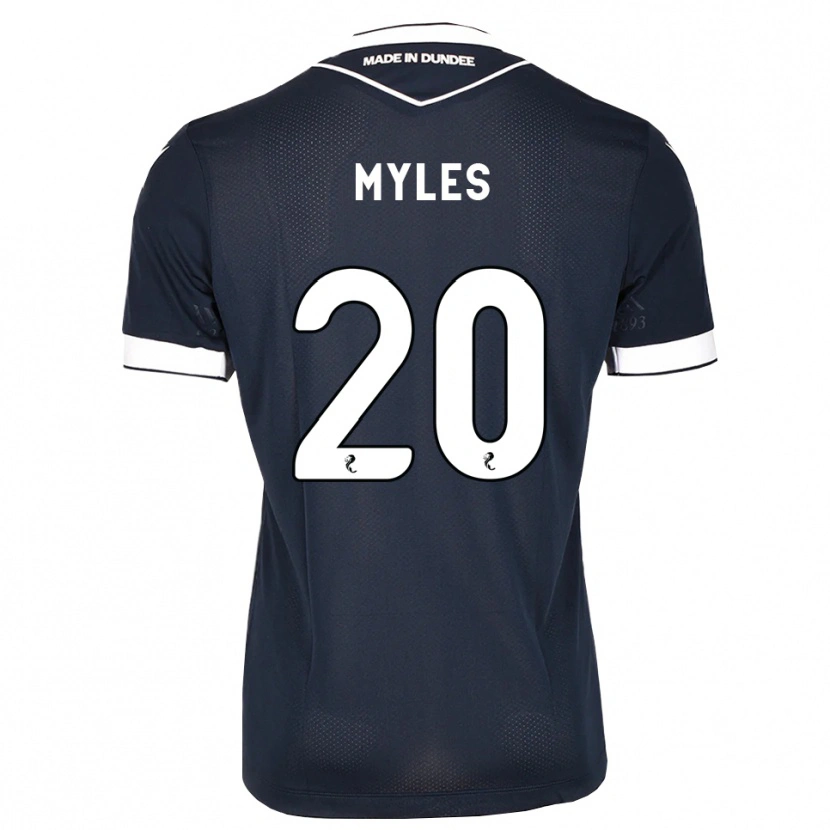 DanxenレディースLogan Myles#20ミッドナイトブルー白ホームシャツ2026/27ジャージーユニフォーム