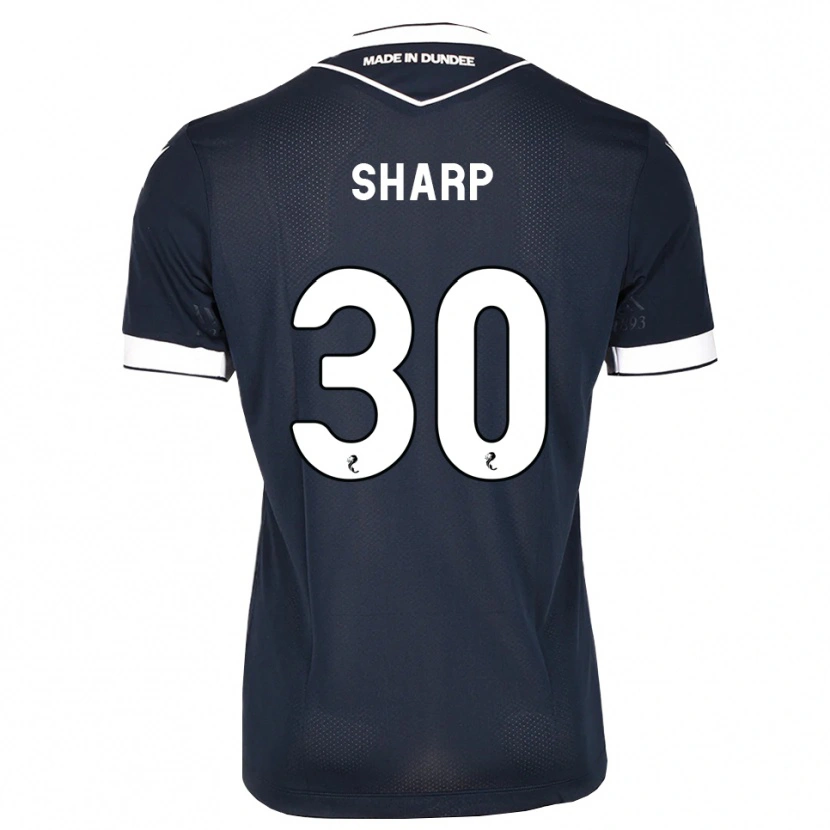 DanxenレディースHarry Sharp#30ミッドナイトブルー白ホームシャツ2026/27ジャージーユニフォーム