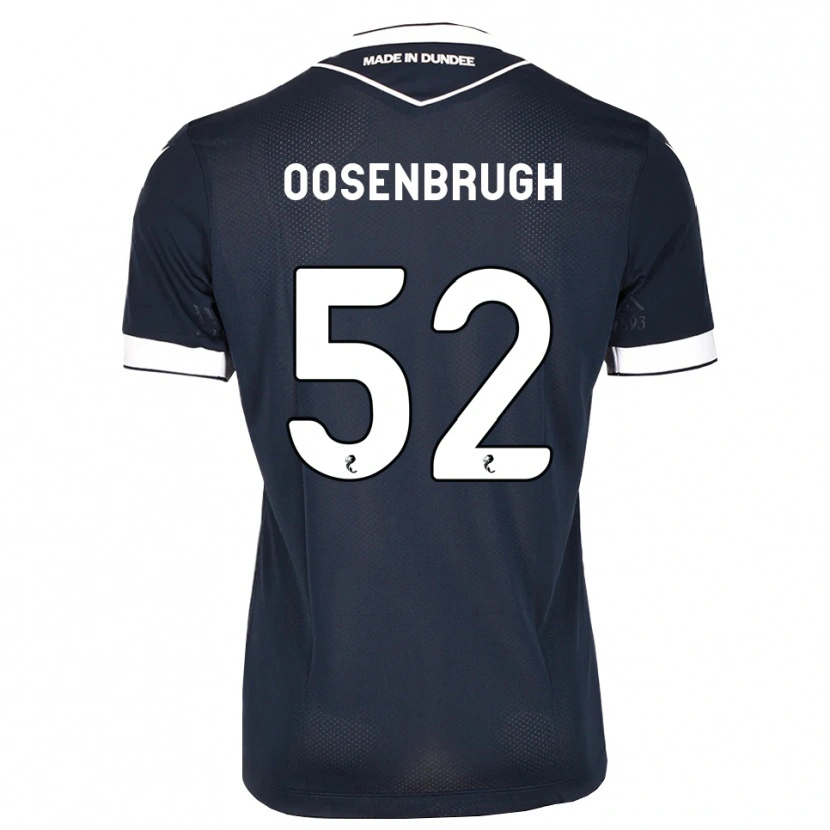 DanxenレディースCharley Oosenbrugh#52ミッドナイトブルー白ホームシャツ2026/27ジャージーユニフォーム