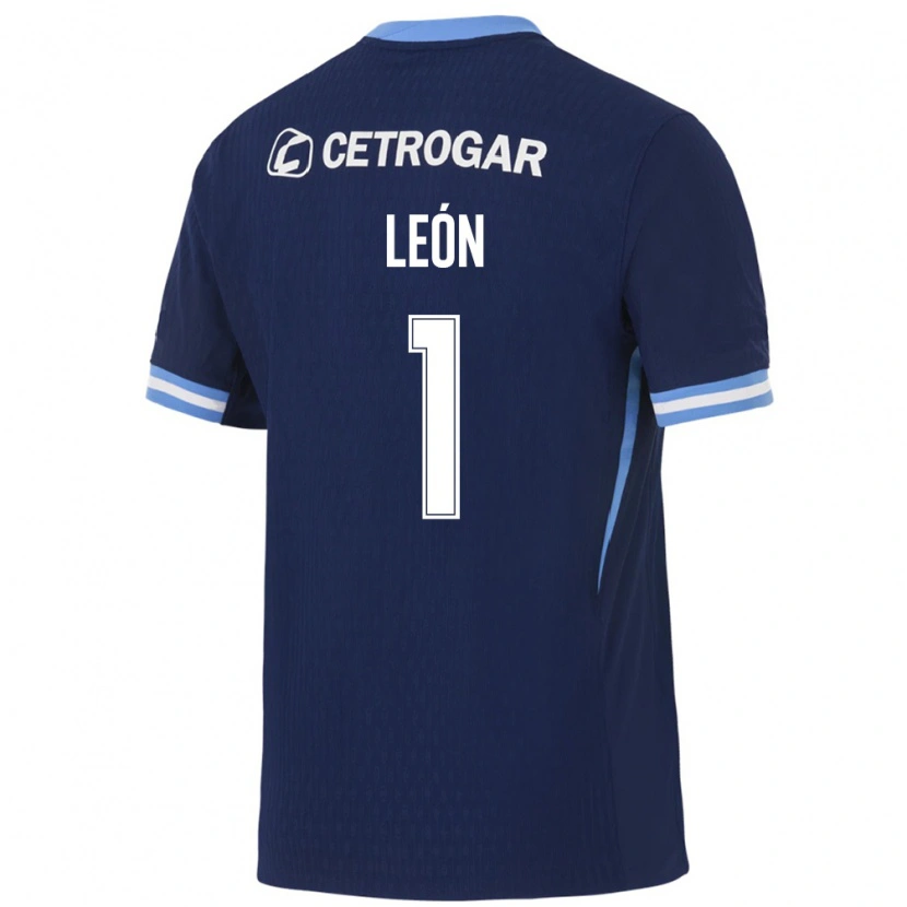 DanxenレディースRoberto Leon#1ロイヤルブルー薄青白アウェイシャツ2026/27ジャージーユニフォーム