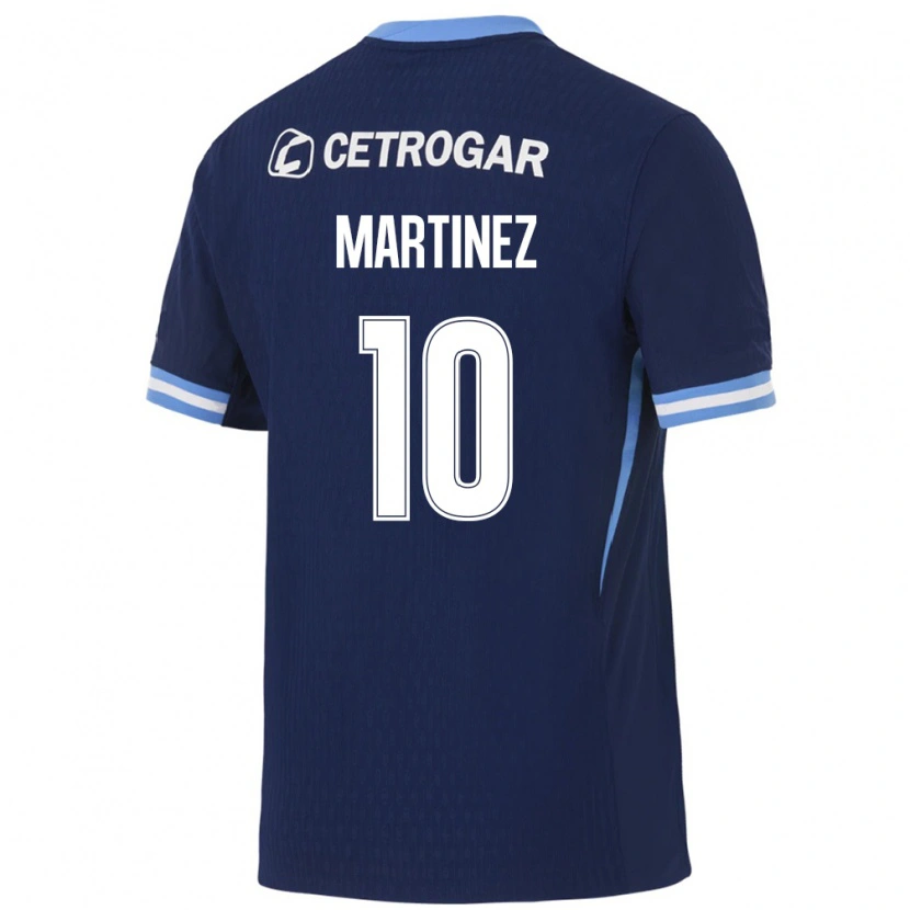 Danxenレディースロヘル・マルティネス#10ロイヤルブルー薄青白アウェイシャツ2026/27ジャージーユニフォーム