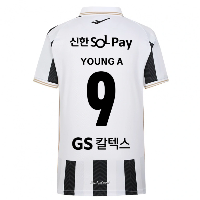 DanxenレディースYoo Young-A#9黒白アウェイシャツ2026/27ジャージーユニフォーム