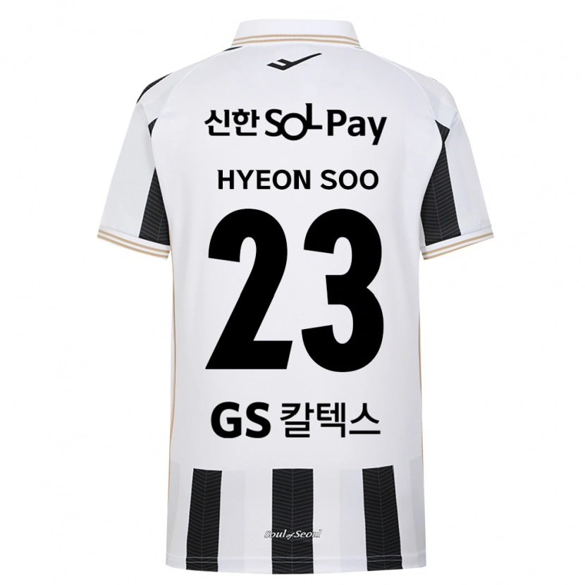 DanxenレディースHyeon-Soo Jung#23黒白アウェイシャツ2026/27ジャージーユニフォーム