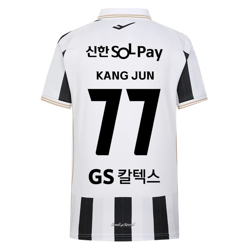DanxenレディースKang-Jun Kim#77黒白アウェイシャツ2026/27ジャージーユニフォーム
