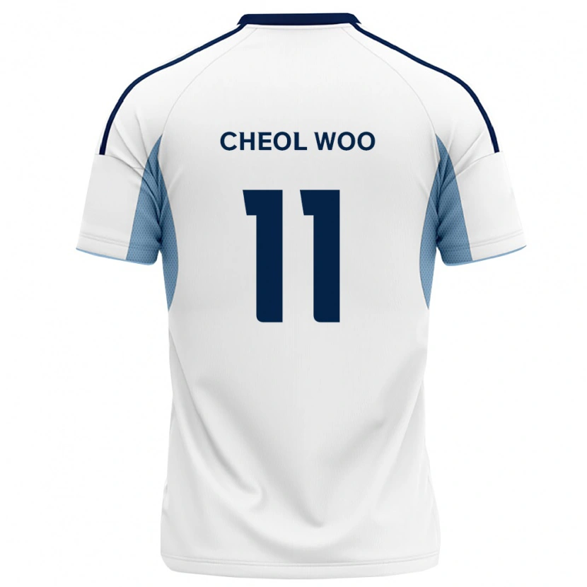 DanxenレディースCheol-Woo Ahn#11ロイヤルブルー白アウェイシャツ2026/27ジャージーユニフォーム