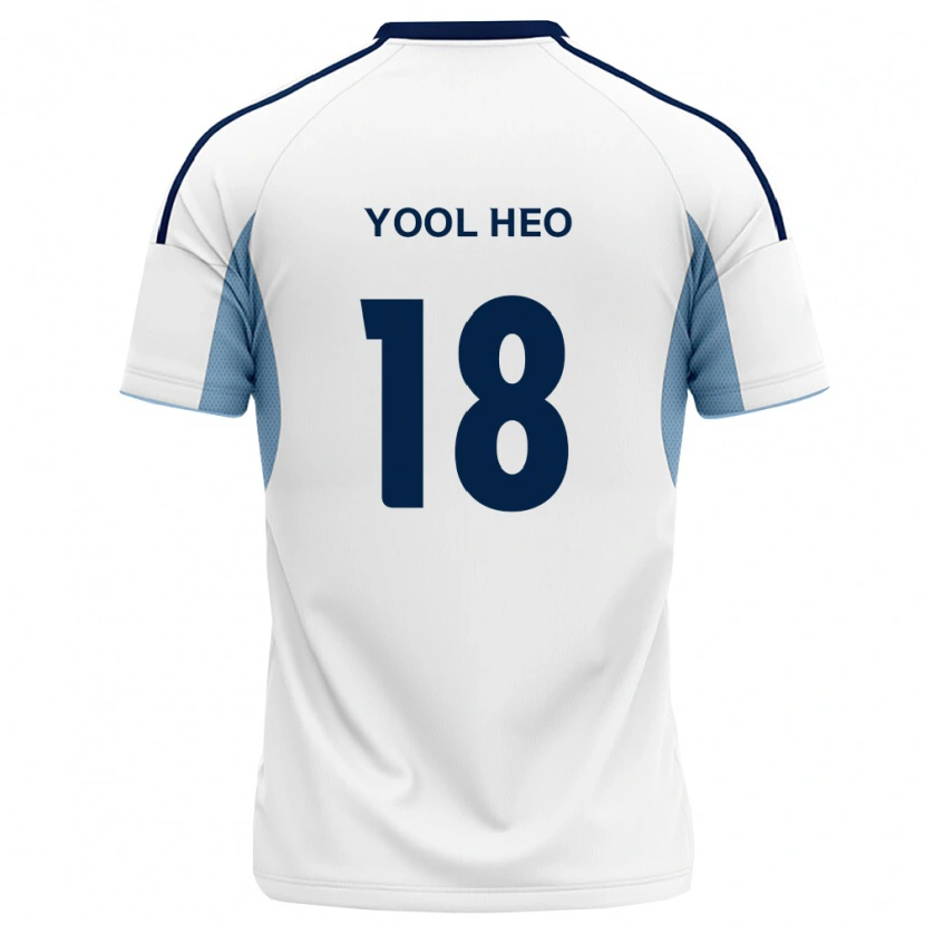 DanxenレディースYool Heo#18ロイヤルブルー白アウェイシャツ2026/27ジャージーユニフォーム