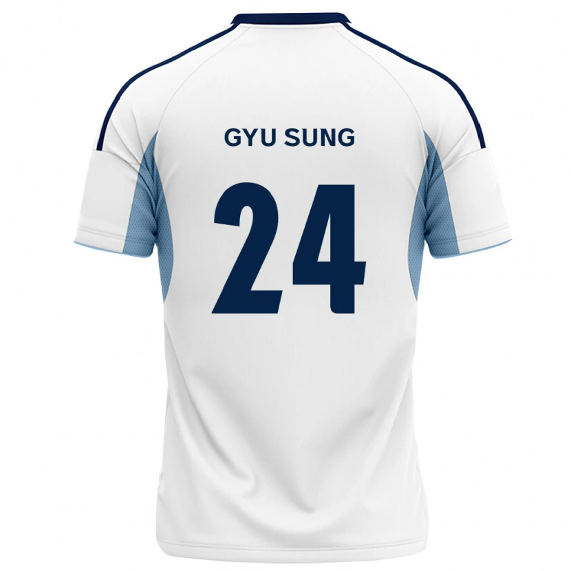 DanxenレディースGyu-Sung Lee#24ロイヤルブルー白アウェイシャツ2026/27ジャージーユニフォーム