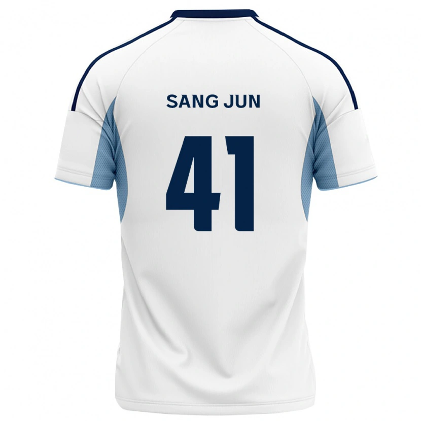 DanxenレディースSang-Jun Park#41ロイヤルブルー白アウェイシャツ2026/27ジャージーユニフォーム
