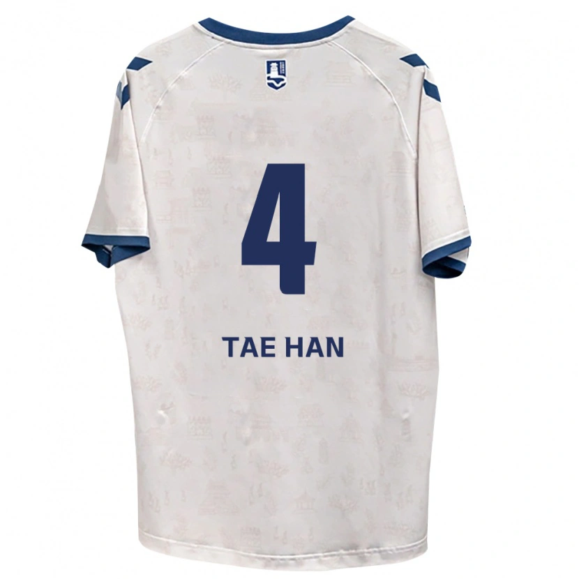 DanxenレディースTae-Han Kim#4ロイヤルブルー白アウェイシャツ2026/27ジャージーユニフォーム