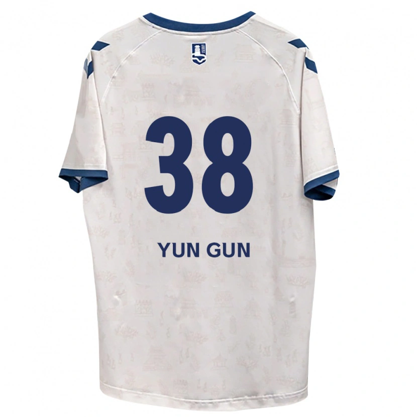 DanxenレディースYun-Gun Lee#38ロイヤルブルー白アウェイシャツ2026/27ジャージーユニフォーム