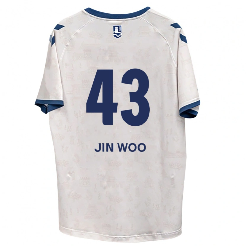 DanxenレディースJin-Woo Park#43ロイヤルブルー白アウェイシャツ2026/27ジャージーユニフォーム