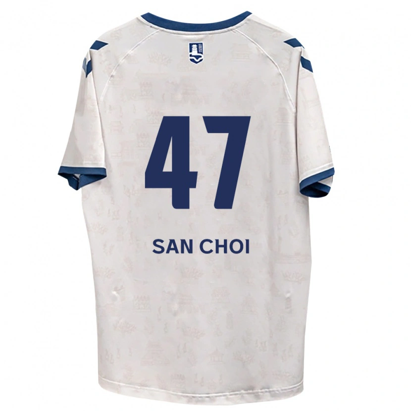 DanxenレディースSan Choi#47ロイヤルブルー白アウェイシャツ2026/27ジャージーユニフォーム