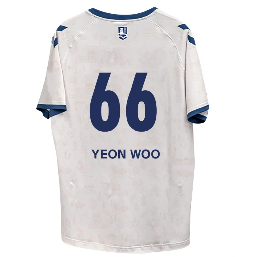 DanxenレディースYeon-Woo Jang#66ロイヤルブルー白アウェイシャツ2026/27ジャージーユニフォーム