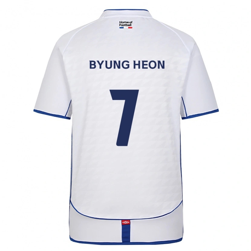 DanxenレディースByung-Heon Yoo#7黒白赤アウェイシャツ2026/27ジャージーユニフォーム