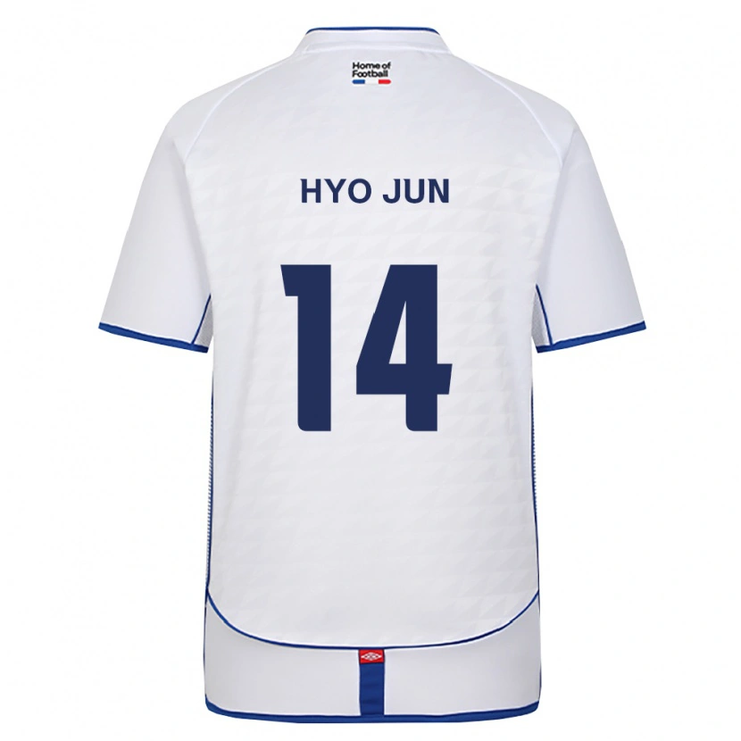 DanxenレディースHyo-Jun Sun#14黒白赤アウェイシャツ2026/27ジャージーユニフォーム