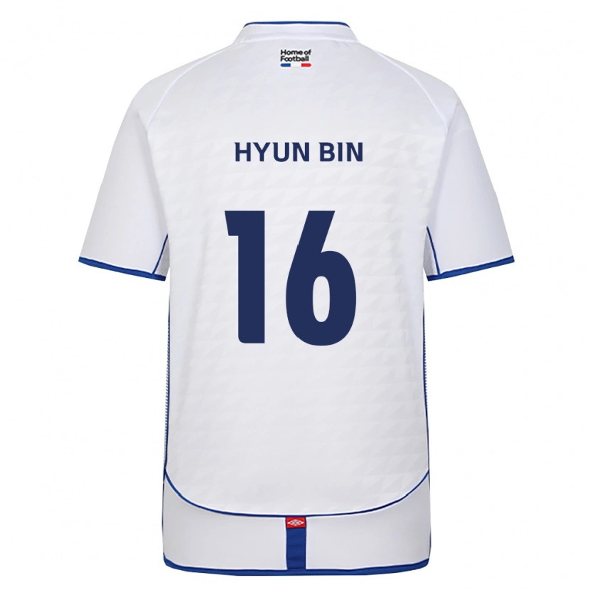 DanxenレディースHyun-Bin Park#16黒白赤アウェイシャツ2026/27ジャージーユニフォーム