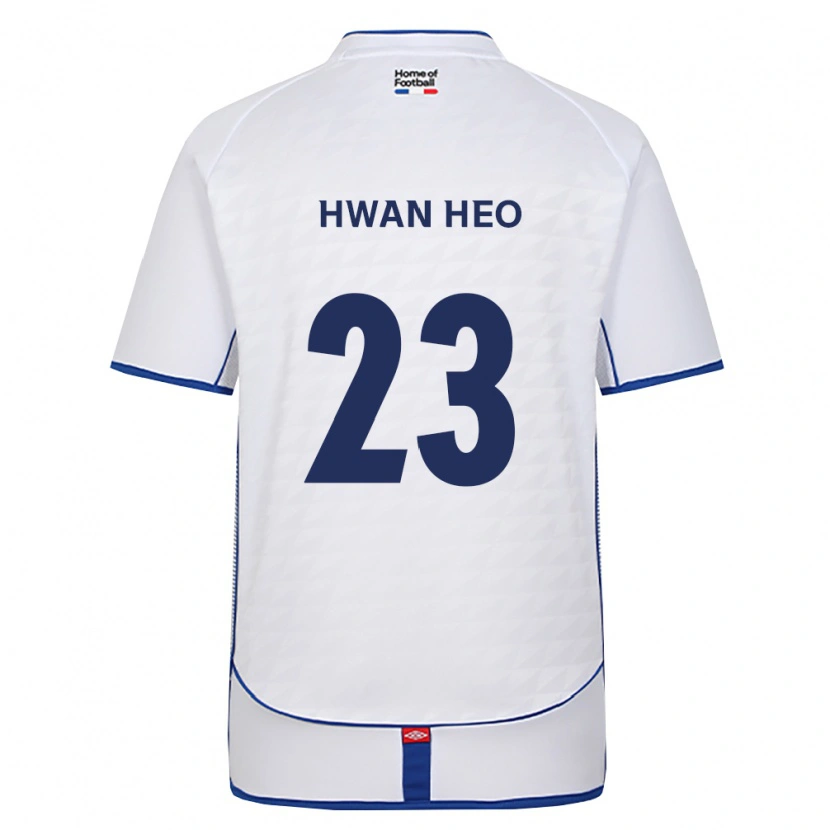 DanxenレディースHwan Heo#23黒白赤アウェイシャツ2026/27ジャージーユニフォーム