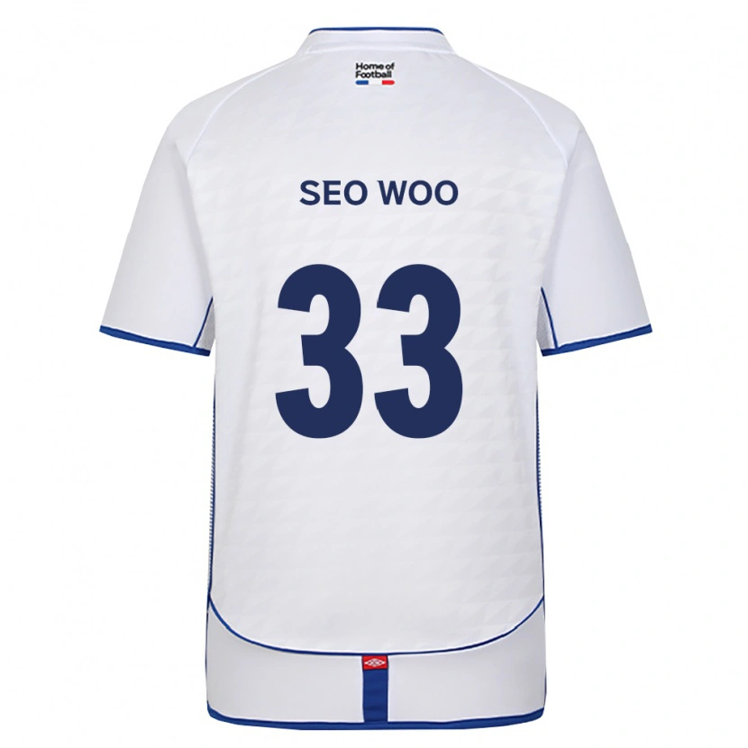 DanxenレディースSeo-Woo Jeong#33黒白赤アウェイシャツ2026/27ジャージーユニフォーム