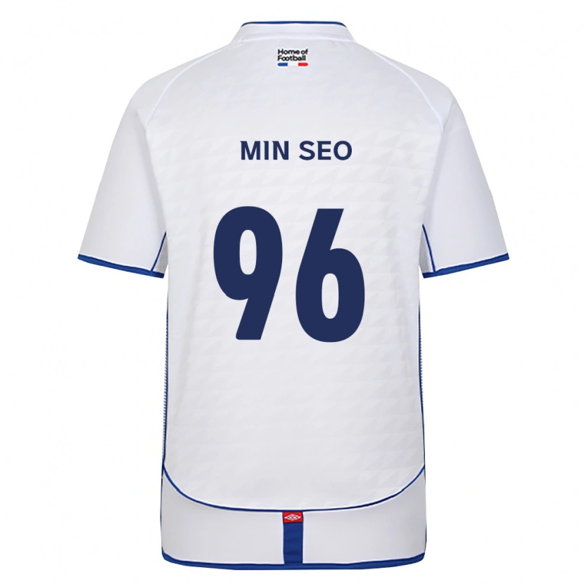 DanxenレディースMin-Seo Koo#96黒白赤アウェイシャツ2026/27ジャージーユニフォーム