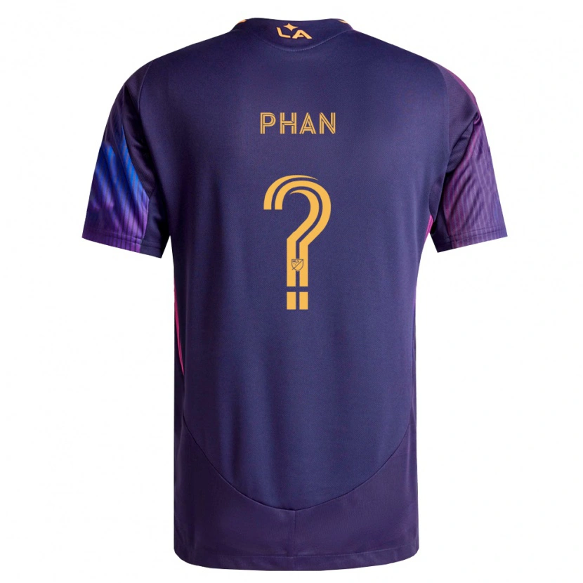 DanxenレディースBrett Phan#0濃紫黄アウェイシャツ2026/27ジャージーユニフォーム