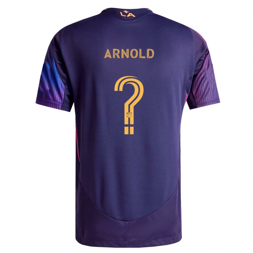 DanxenレディースGabriel Arnold#0濃紫黄アウェイシャツ2026/27ジャージーユニフォーム