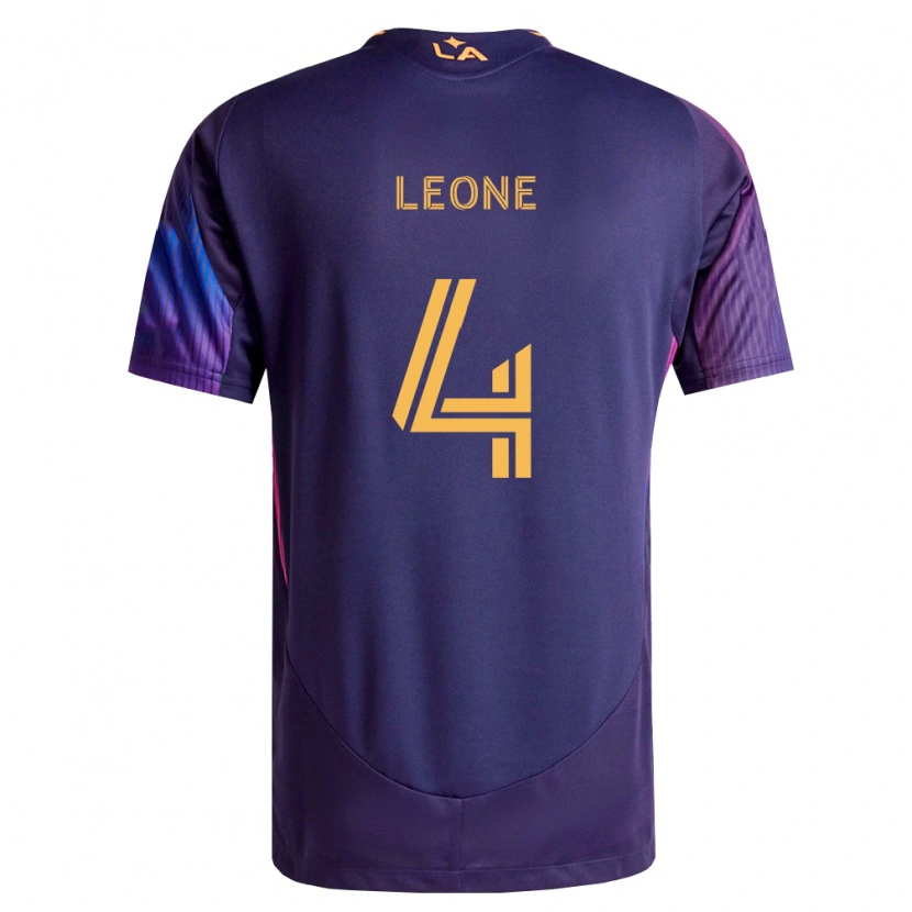 DanxenレディースMatthew Leone#4濃紫黄アウェイシャツ2026/27ジャージーユニフォーム