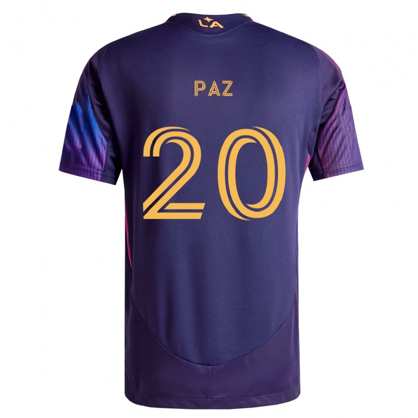 DanxenレディースJaiden Paz#20濃紫黄アウェイシャツ2026/27ジャージーユニフォーム