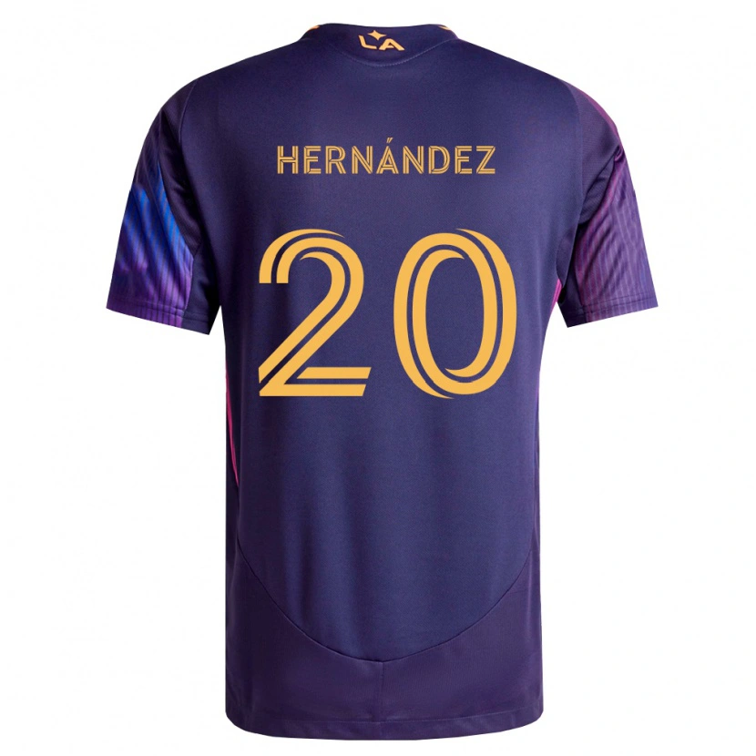 DanxenレディースRoberto Hernández#20濃紫黄アウェイシャツ2026/27ジャージーユニフォーム
