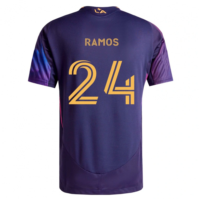 DanxenレディースRubén Ramos#24濃紫黄アウェイシャツ2026/27ジャージーユニフォーム
