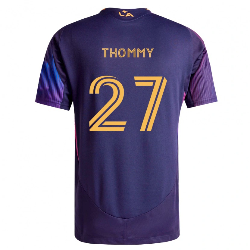 Danxenレディースエリック・トミー#27濃紫黄アウェイシャツ2026/27ジャージーユニフォーム