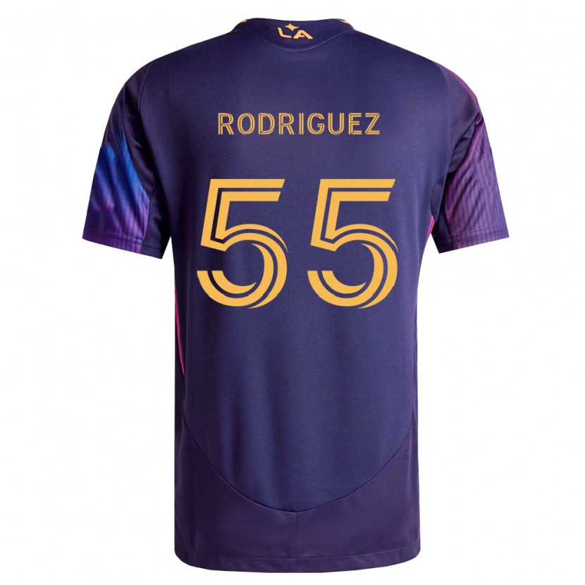 DanxenレディースDiego Rodriguez#55濃紫黄アウェイシャツ2026/27ジャージーユニフォーム