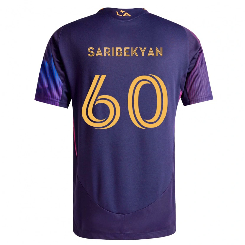 DanxenレディースLevon Saribekyan#60濃紫黄アウェイシャツ2026/27ジャージーユニフォーム