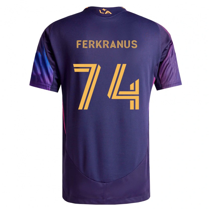Danxenレディースマーカス・フェルクラヌス#74濃紫黄アウェイシャツ2026/27ジャージーユニフォーム