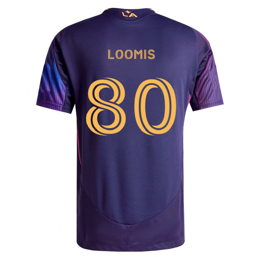 DanxenレディースEthan Loomis#80濃紫黄アウェイシャツ2026/27ジャージーユニフォーム
