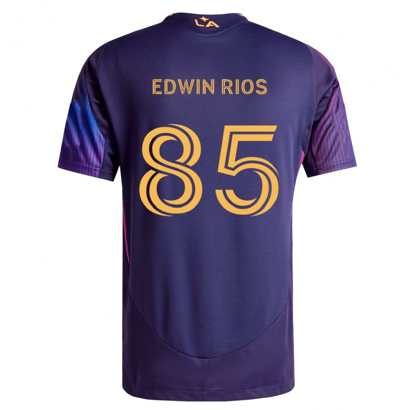 DanxenレディースEdwin Ríos#85濃紫黄アウェイシャツ2026/27ジャージーユニフォーム