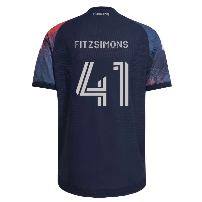 DanxenレディースBrogan Fitzsimons#41濃青白オレンジアウェイシャツ2026/27ジャージーユニフォーム