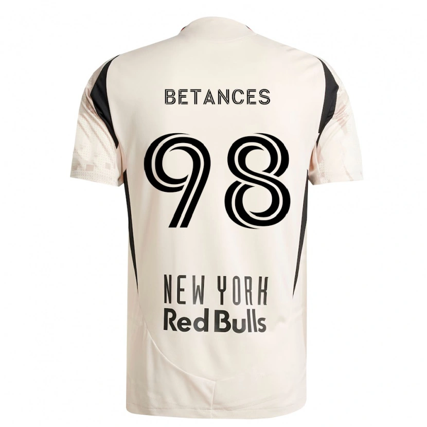 DanxenレディースAidan Betances#98オフホワイト赤黒アウェイシャツ2026/27ジャージーユニフォーム