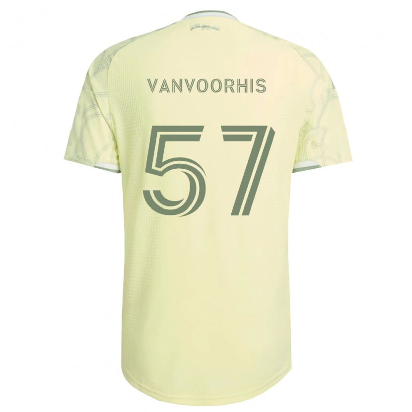 DanxenレディースBryce Vanvoorhis#57ベージュ白アウェイシャツ2026/27ジャージーユニフォーム