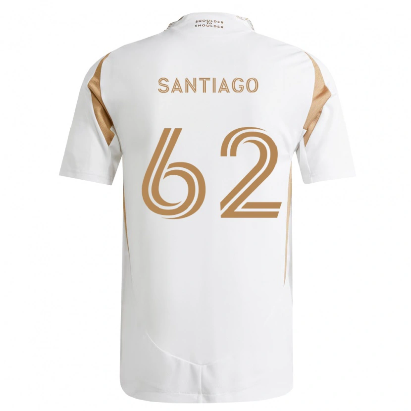 DanxenレディースJoshua Santiago#62白茶アウェイシャツ2026/27ジャージーユニフォーム